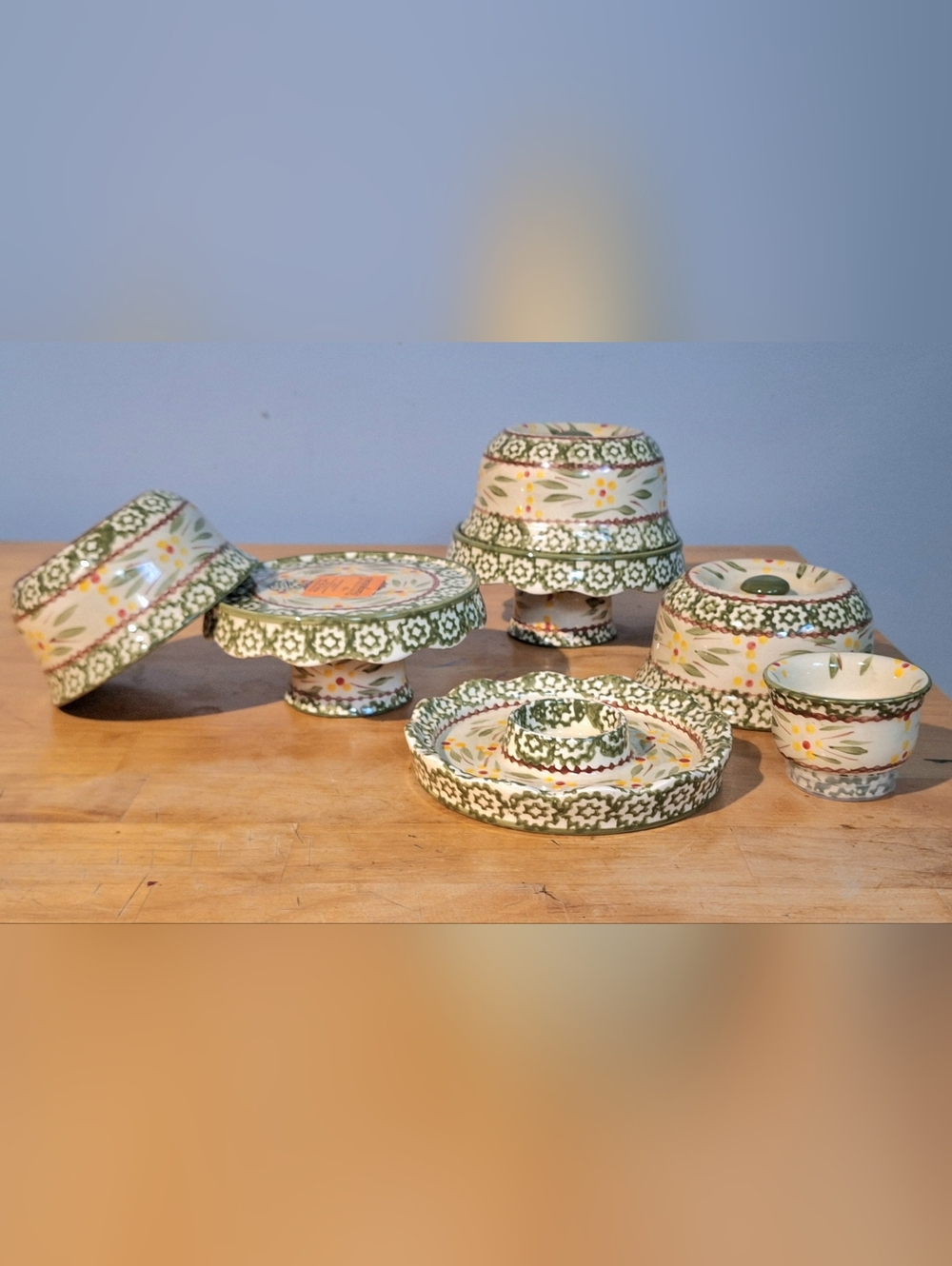 🍰Temp-Tations🎂 Individual Cake/Chip Plate & Dip Bowl with Dome